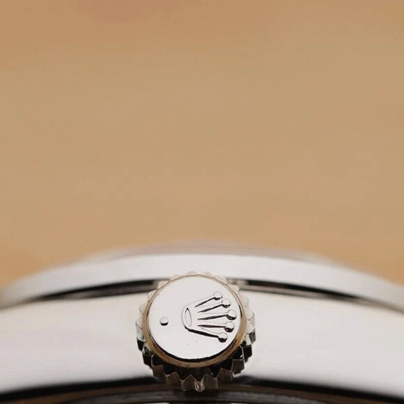 ROLEX LADIES DATEJUST SILVER FACTORY DIAMOND PLATINUM PRESIDENT WATCH - Picture 9 of 9